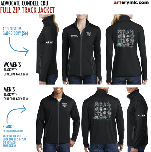 Advocate Condell CRU / Mini Icon Grid / Track Jacket Pre-Order
