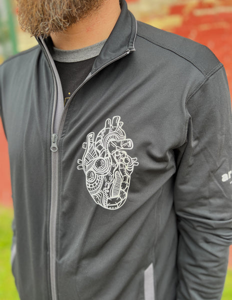 Heart & Lungs - Men's Track Jacket Jacket – arteryink