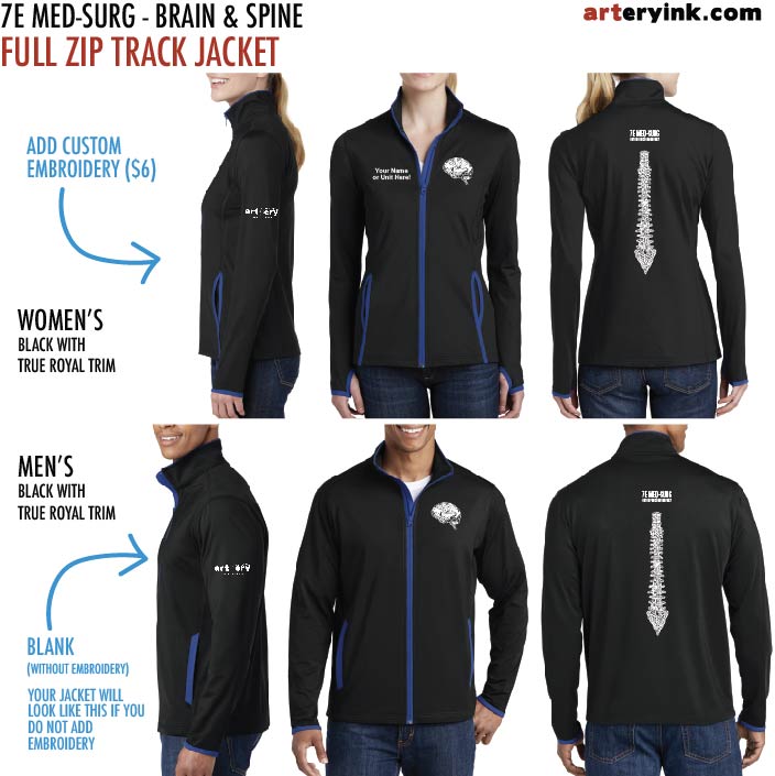 7E Med-Surg / Brain & Spine / Track Jacket Pre-Order