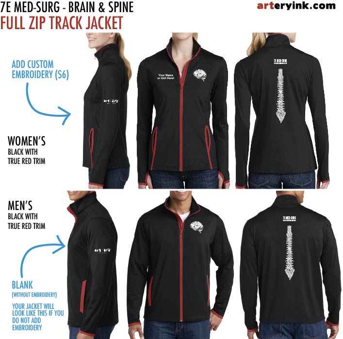 7E Med-Surg / Brain & Spine / Track Jacket Pre-Order