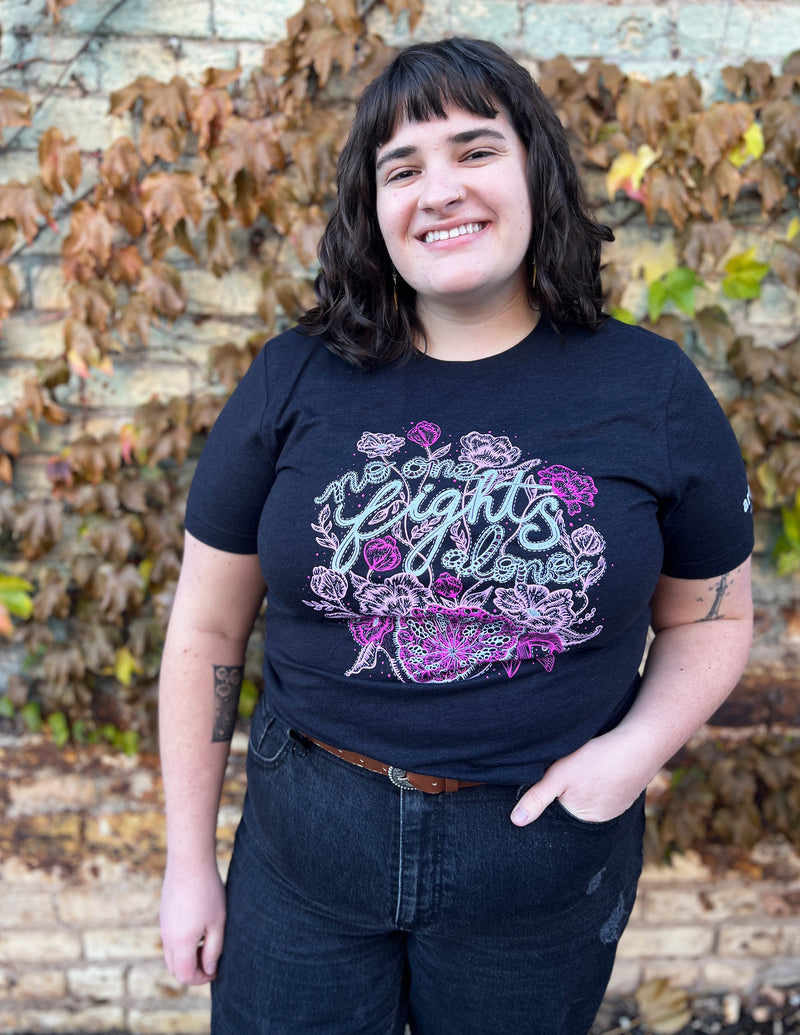 Breast Cancer "No One Fights Alone" Unisex T.Shirt