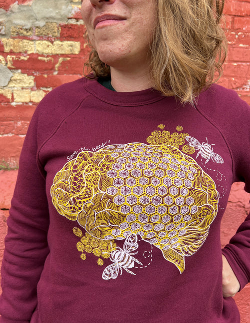 Bee Kind To Your Mind Bee Brain Unisex Crewneck Sweatshirt