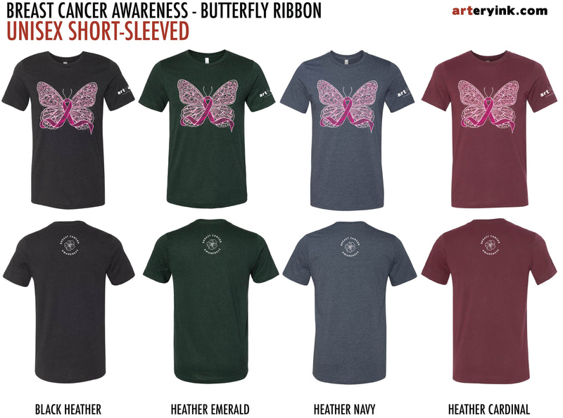 Breast Cancer Awareness / Butterfly Ribbon / Pre-Order