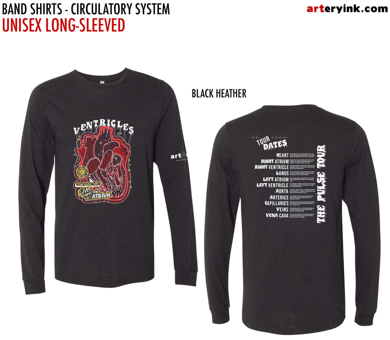 Anatomical Band Shirt / Circulatory System / Pre-Order