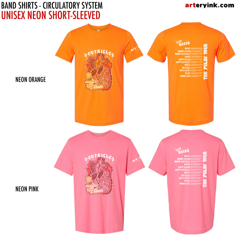 Anatomical Band Shirt / Circulatory System / Pre-Order
