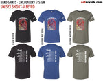 Anatomical Band Shirt / Circulatory System / Pre-Order