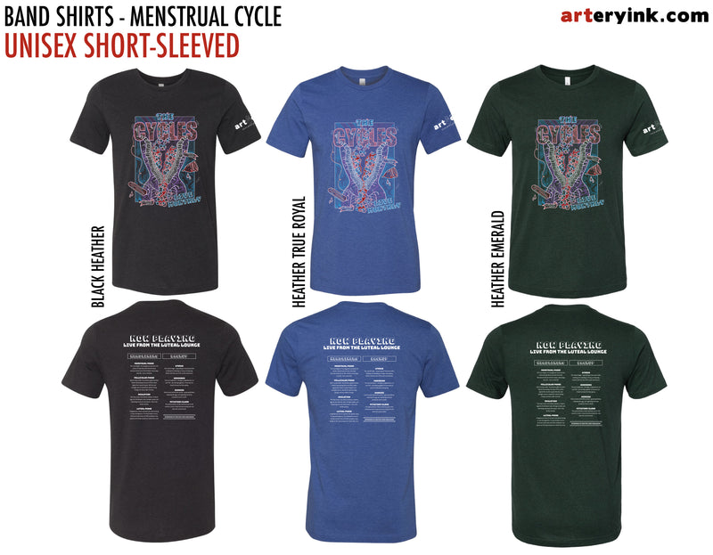 Anatomical Band Shirt / Menstrual Cycle / Pre-Order