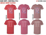 Anatomical Band Shirt / Menstrual Cycle / Pre-Order
