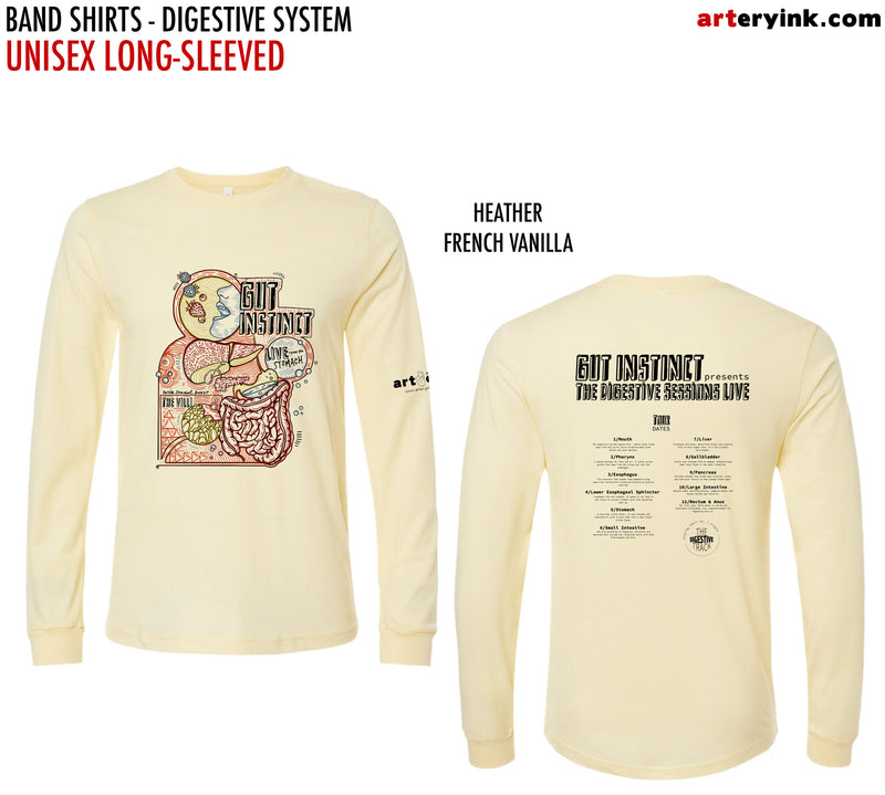 Anatomical Band Shirt / Digestive System / Pre-Order
