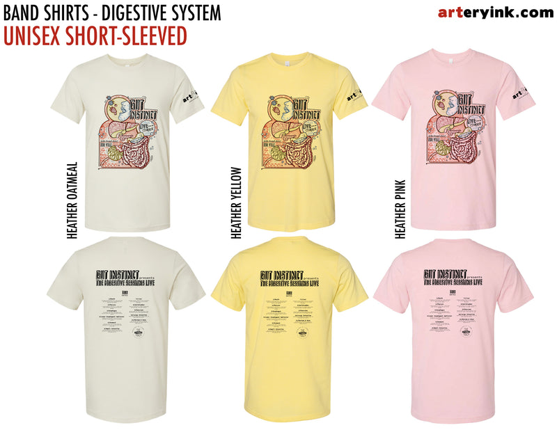 Anatomical Band Shirt / Digestive System / Pre-Order