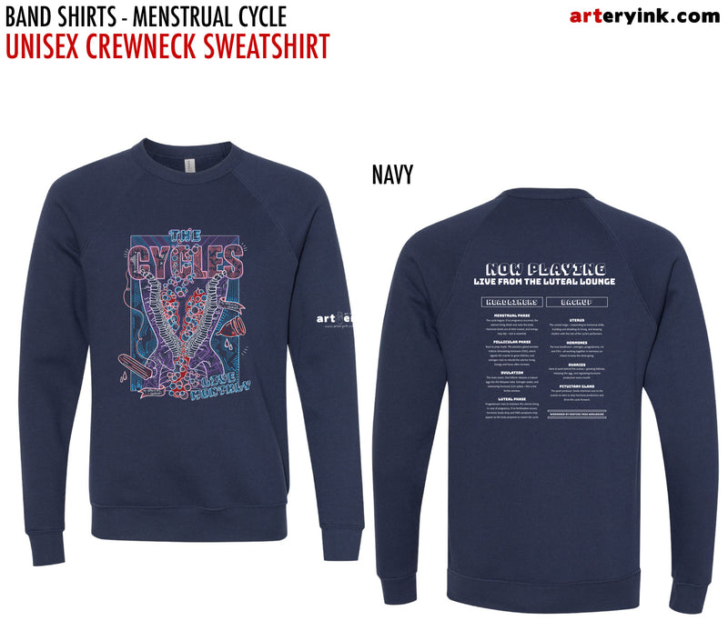 Anatomical Band Shirt / Menstrual Cycle / Pre-Order