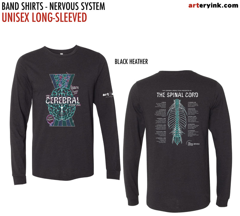 Anatomical Band Shirt / Nervous System / Pre-Order