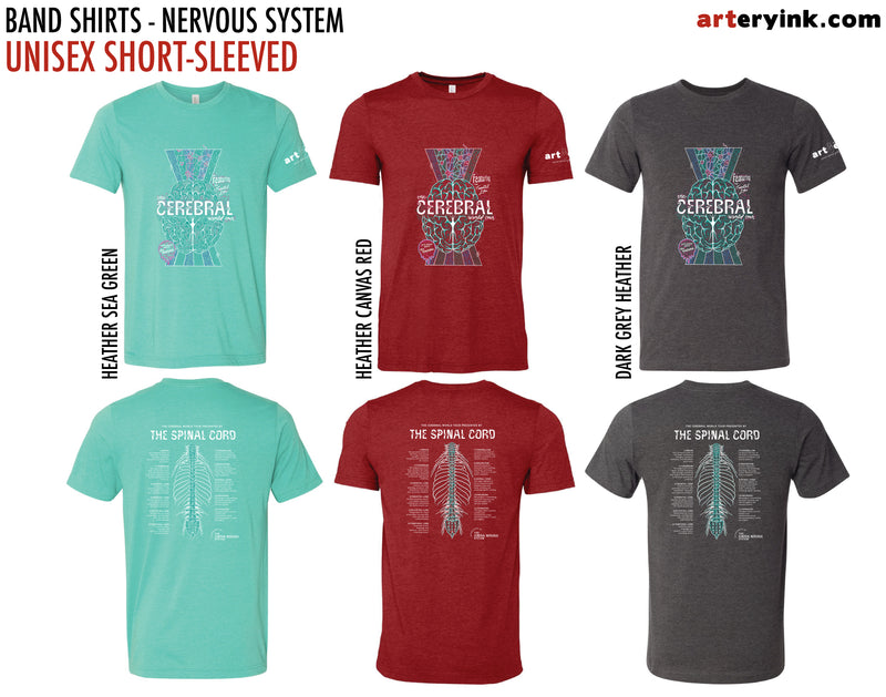 Anatomical Band Shirt / Nervous System / Pre-Order