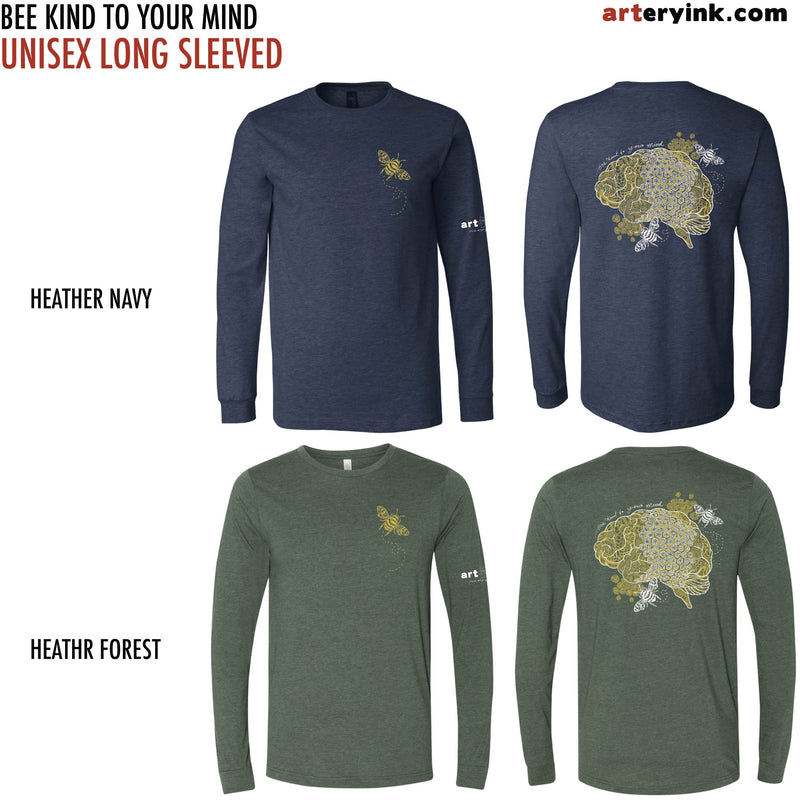 "Bee Kind To Your Mind" / Mini Bee & Bee Brain / Pre-Order