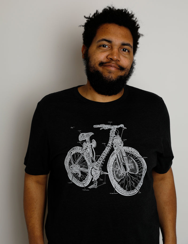 Anatomical Bicycle Unisex T. Shirt Heather Canvas Red / 2XL
