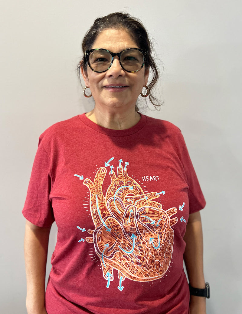 Blood Flow Heart Unisex T.Shirt