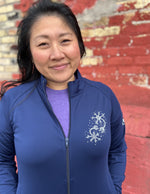 Brain & Neurons - Women's Navy Cadet Jacket