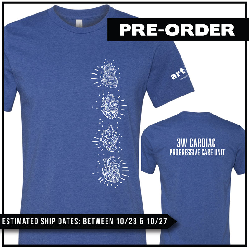 "3W Cardiac Progressive Care Unit" / Mini Hearts / Pre-Order