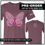 Breast Cancer Awareness / Butterfly Ribbon / Pre-Order