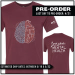 "Love Your Mental Health" / Half Brain Half Heart / Pre-Order