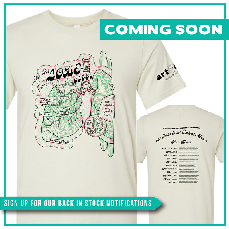 Anatomical Band Shirt / Respiratory System / Pre-Order