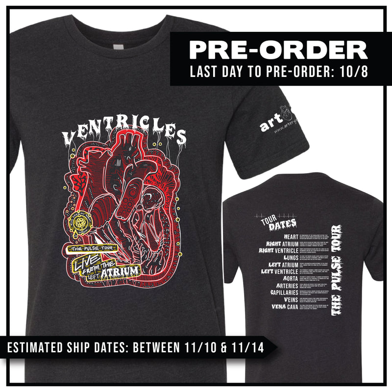 Anatomical Band Shirt / Circulatory System / Pre-Order
