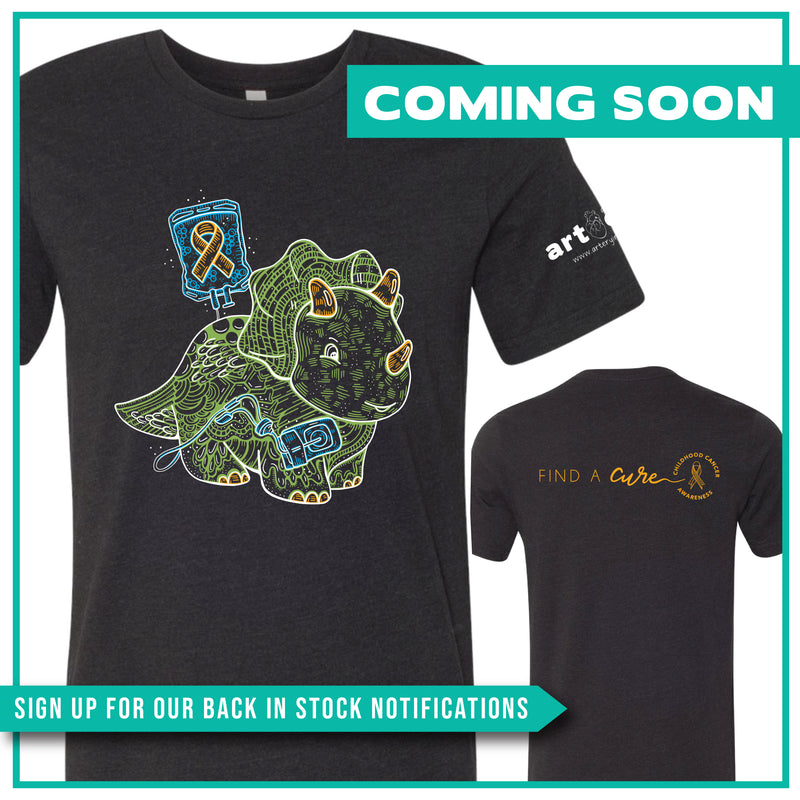 Childhood Cancer Awareness Dino / "Find A Cure" / Pre-Order