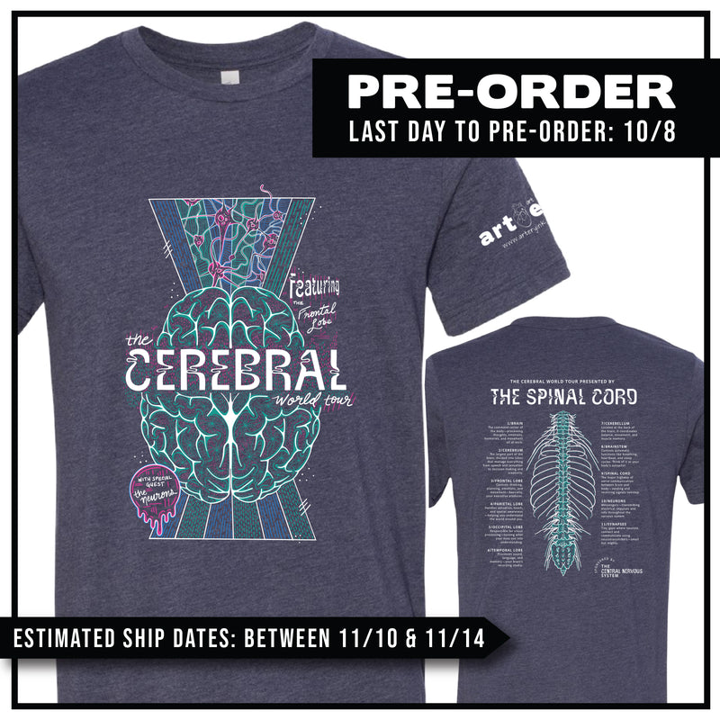 Anatomical Band Shirt / Nervous System / Pre-Order