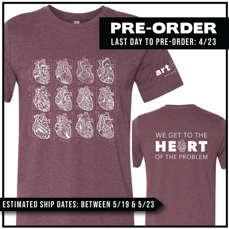 "We Get to the Heart of the Problem" / Mini Hearts Grid / Pre-Order
