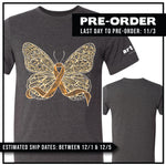Childhood Cancer Awareness / Yellow Butterfly Ribbon / Pre-Order (Ships 12/5)