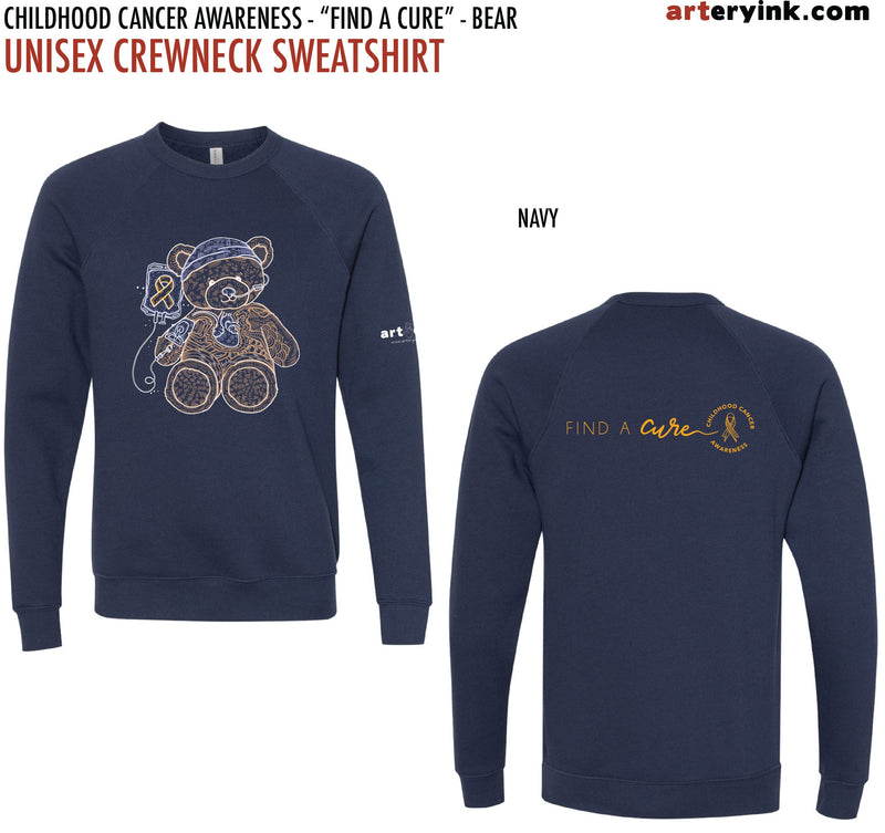 Childhood Cancer Awareness Bear / "Find A Cure" / Pre-Order
