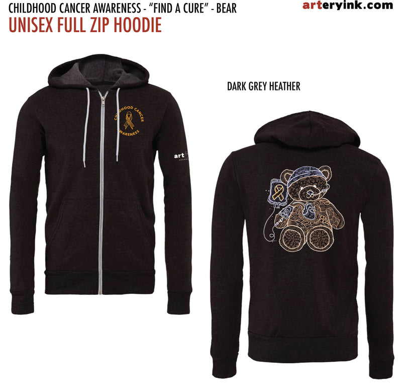Childhood Cancer Awareness Bear / "Find A Cure" / Pre-Order