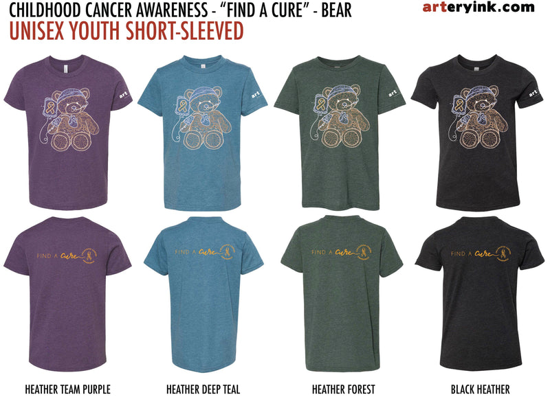Childhood Cancer Awareness Youth / "Find A Cure" / Pre-Order