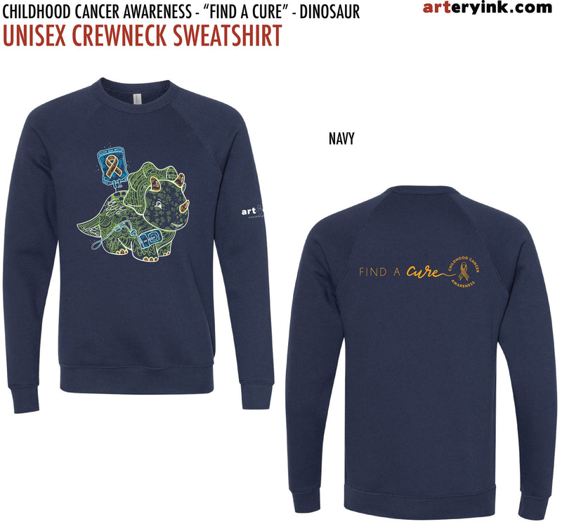 Childhood Cancer Awareness Dino / "Find A Cure" / Pre-Order