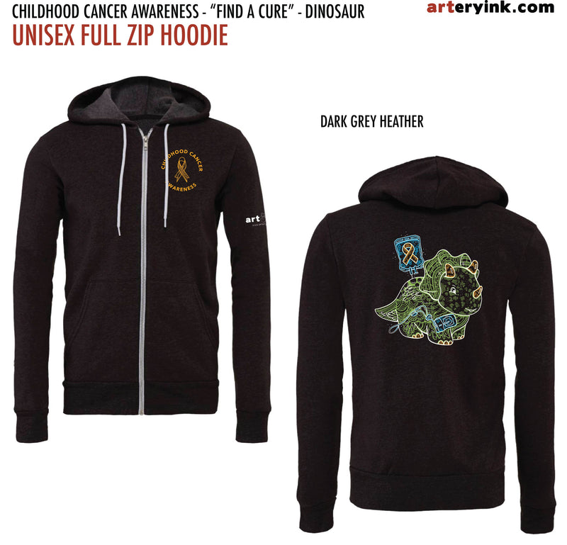Childhood Cancer Awareness Dino / "Find A Cure" / Pre-Order