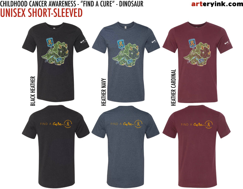 Childhood Cancer Awareness Dino / "Find A Cure" / Pre-Order