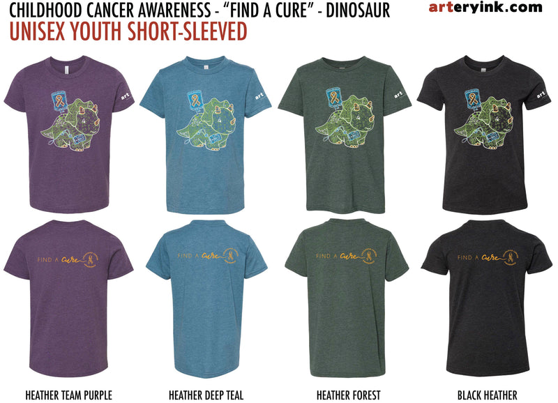 Childhood Cancer Awareness Youth / "Find A Cure" / Pre-Order