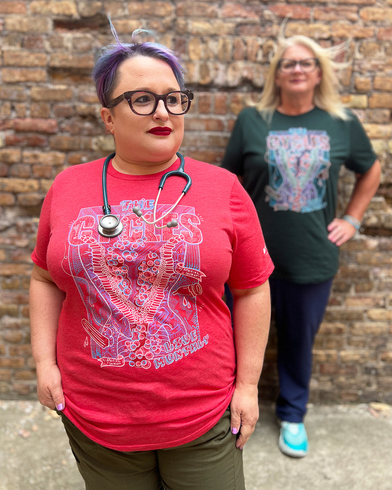 Anatomical Band Shirt / Menstrual Cycle / Pre-Order