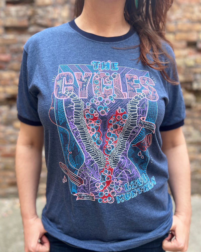 Anatomical Band Shirt / Menstrual Cycle / Pre-Order