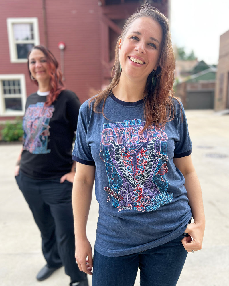 Anatomical Band Shirt / Menstrual Cycle / Pre-Order