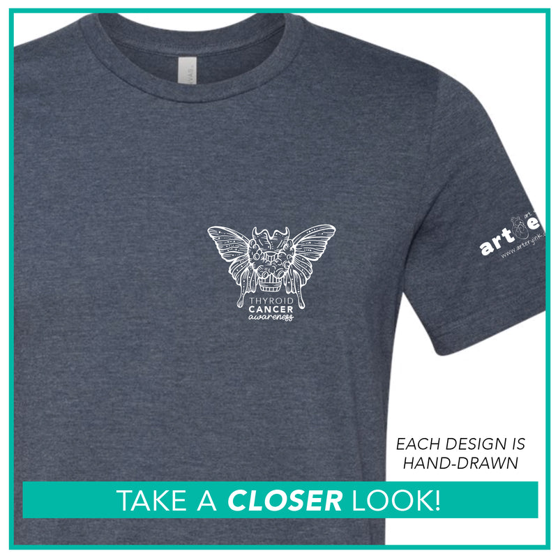 Thyroid Cancer Awareness / Butterfly Ribbon / Pre-Order (Ships 11/14)