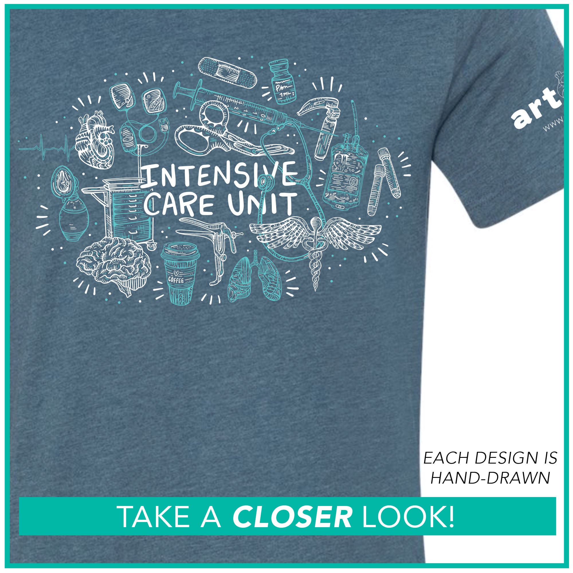 Intensive Care Unit / Mini Icon Collage / Pre-Order – arteryink