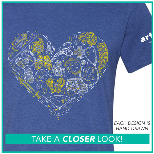 Baseball & Healthcare Heart Collage Pre-Order