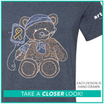 Childhood Cancer Awareness Bear / "Find A Cure" / Pre-Order