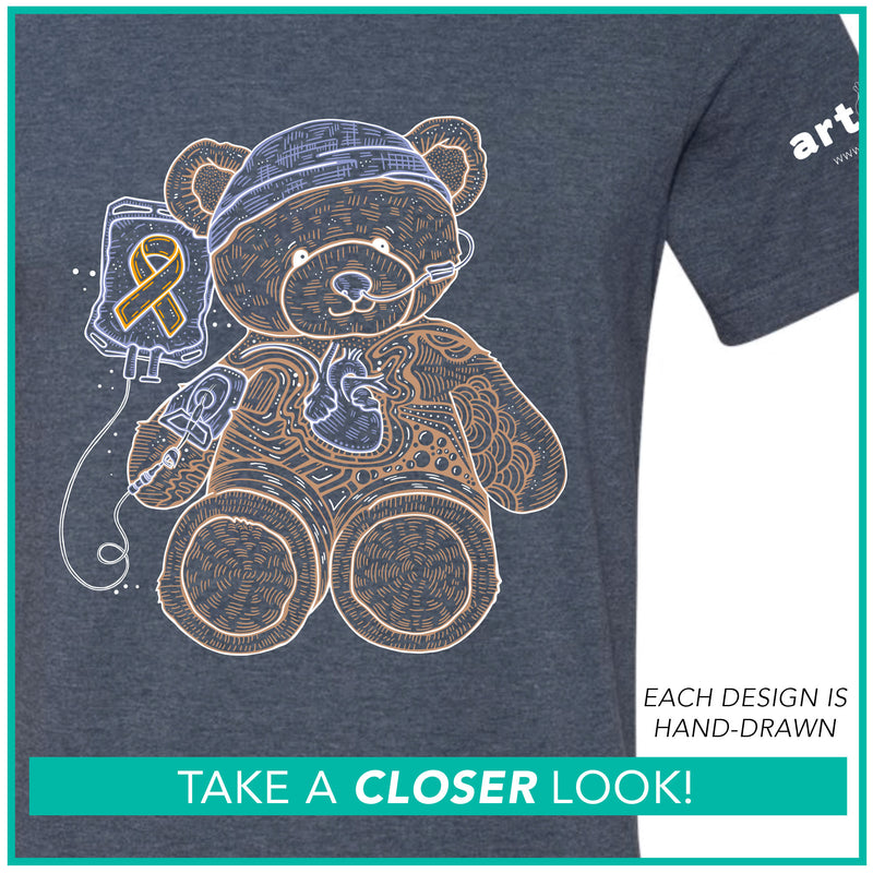 Childhood Cancer Awareness Bear / "Find A Cure" / Pre-Order