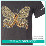 Childhood Cancer Awareness / Yellow Butterfly Ribbon / Pre-Order (ETA: 11/14)