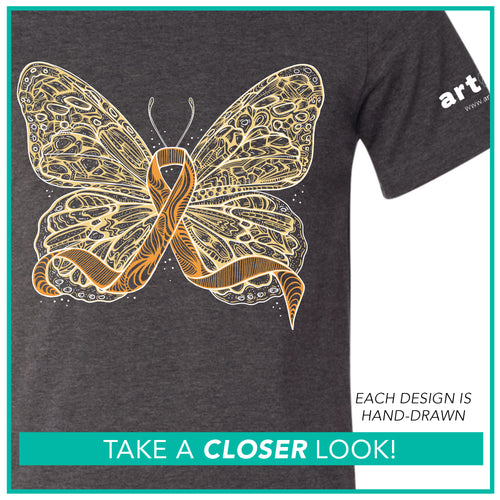 Childhood Cancer Awareness / Yellow Butterfly Ribbon / Pre-Order (ETA: 11/14)