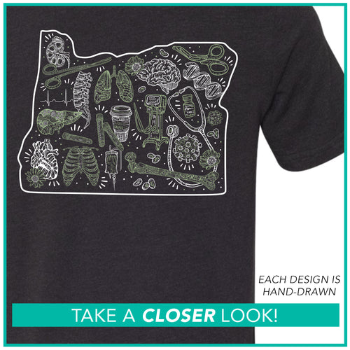 Intensive Care Unit / Oregon Mini Icon Collage / Pre-Order