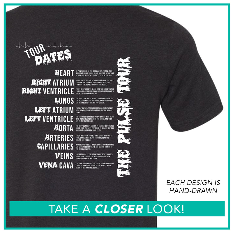 Anatomical Band Shirt / Circulatory System / Pre-Order