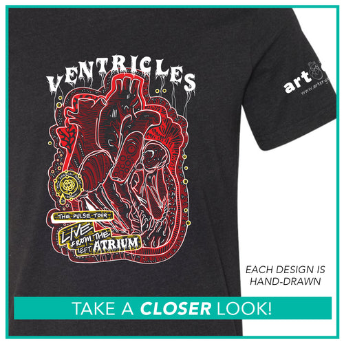 Anatomical Band Shirt / Circulatory System / Pre-Order